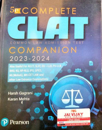 Pearson COMPLETE CLAT COMPANION 2023-24