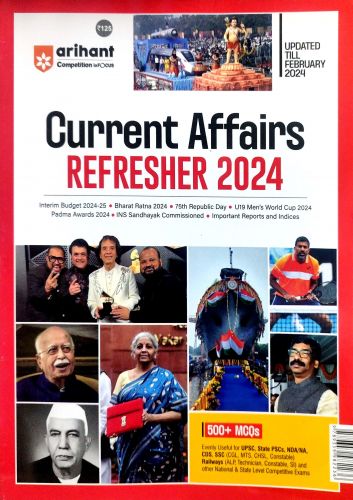 arihant Current Affairs Refresher 2024