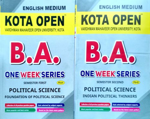 KOTA OPEN VMOU BA One Week Series Political Science PS 01,02