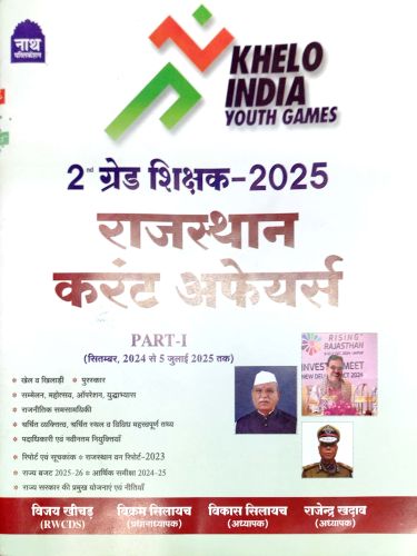 नाथ 2nd ग्रेड राजस्थान करेंट अफेयर्स PART I