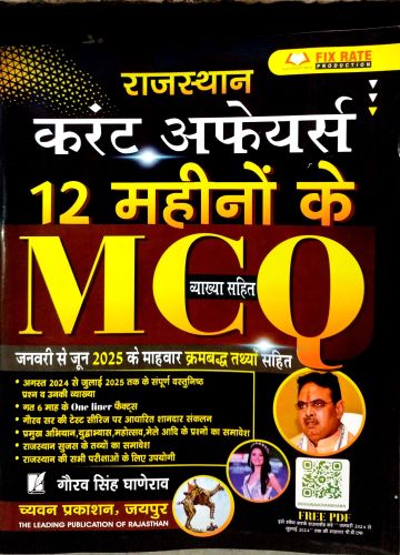 राजस्थान करेंट अफेयर्स MCQ व्याख्या सहित