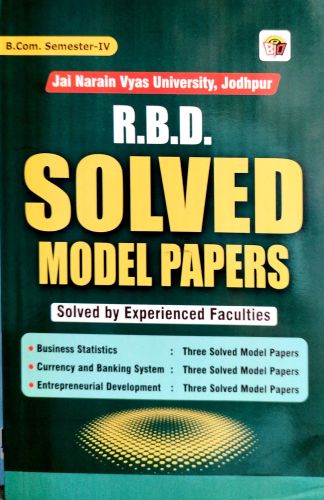 RBD SOLVED MODEL PAPERS Semester IV B. COM