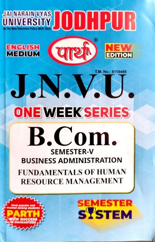 पार्थ JNVU BCOM SEM V FUNDAMENTAL OF HUMAN RESOURCE MANAGEMENT