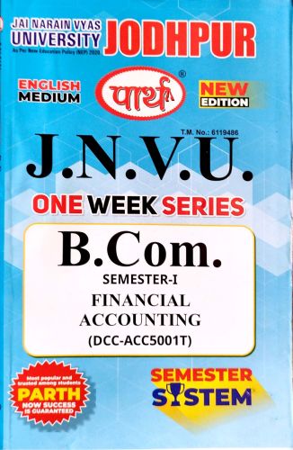 पार्थ JNVU BCOM SEM I FINANCIAL ACCOUNTING