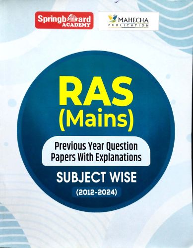 Spring Board RAS MAINS Previos Year SUBJECT WISE ( 2012  -  2024)