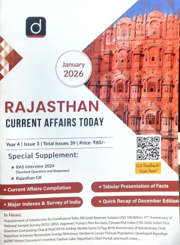 Drishti RAJASTHAN CURRENT AFFAIRS TODAY 2026