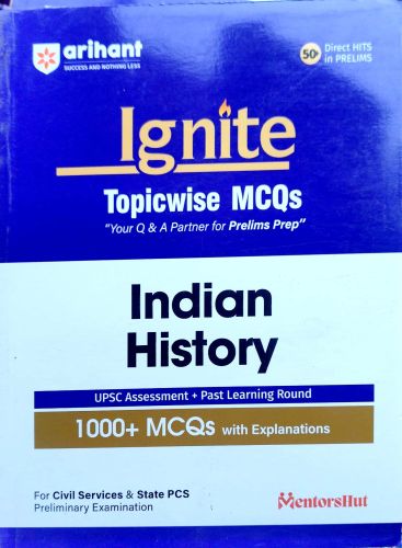 arihant Ignite Topicwise  MCQ INDIAN History