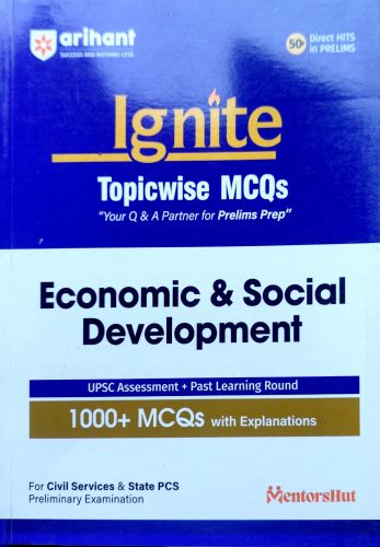 arihant Ignite Topicwise  MCQ Economic & Social Development