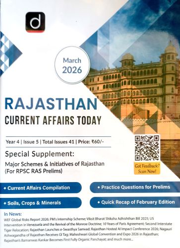 drishti RAJASTHAN CURRENT AFFAIRS TODAY March 2026