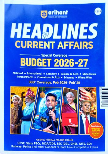 arihant HEADLINES CURRENT AFFAIRS