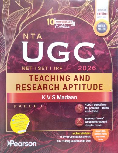 Pearson NTA UGC NET|SET|JRF PAPER I