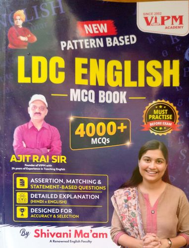 VIPM LDC ENGLISH MCQ BOOK 4000+