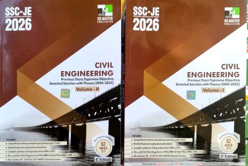 IES MASTER SSC JE CIVIL ENGINEERING VOLUME - I +II