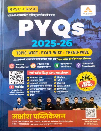 AKSHANSH RPSC + RSSB PYQs 2025-26